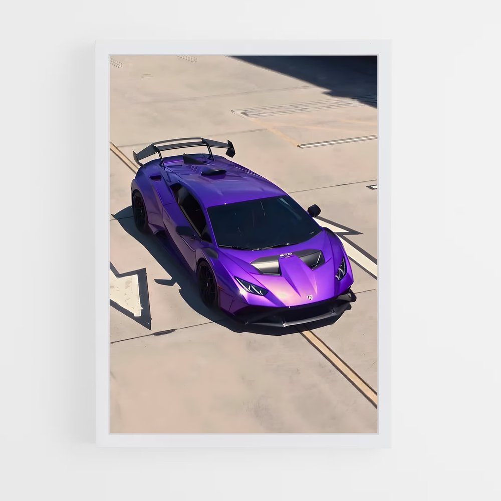 Poster Huracan Mystique – affiche Lamborghini (vue 3)